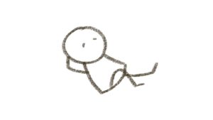 真面目な頑張り屋さん・寝る・寝転ぶ・休憩・休む